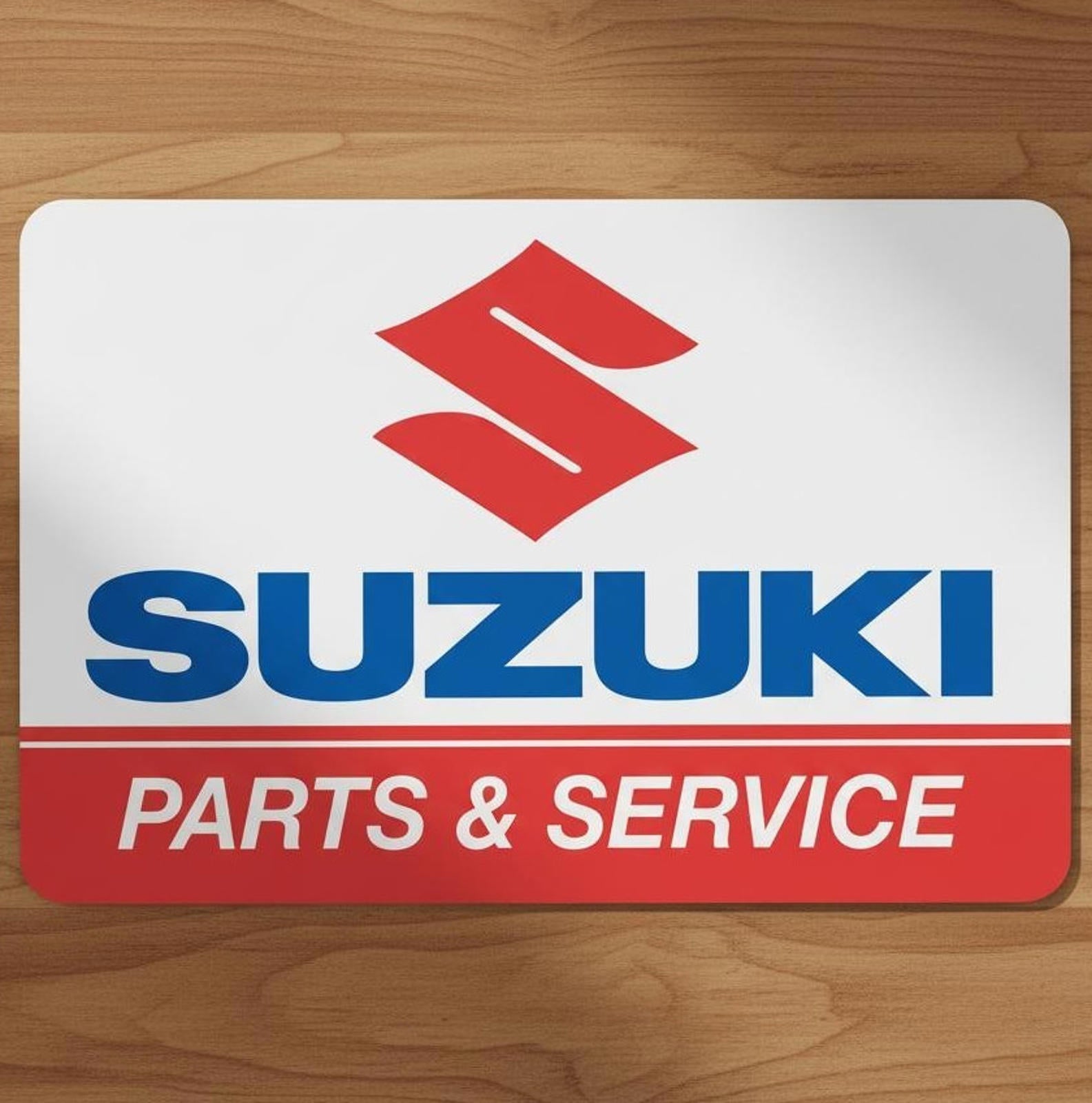 Suzuki 9.5 x 8 Mouse Pad With Anti-Slip Rubber Backing Made In USA