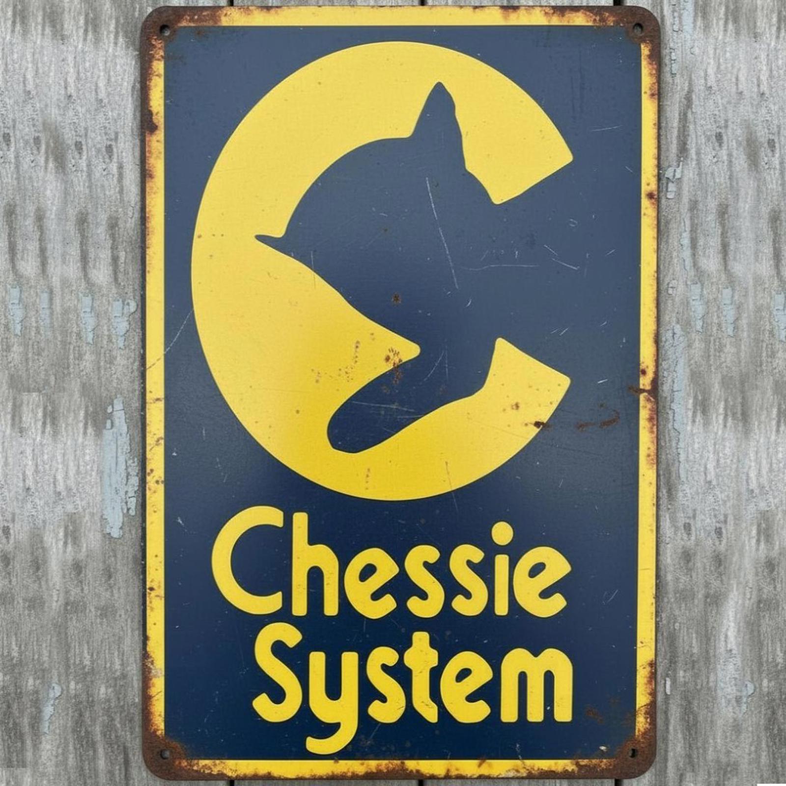 Chessie System Railroad 8 x 12 Vintage Novelty Metal Sign Made In USA