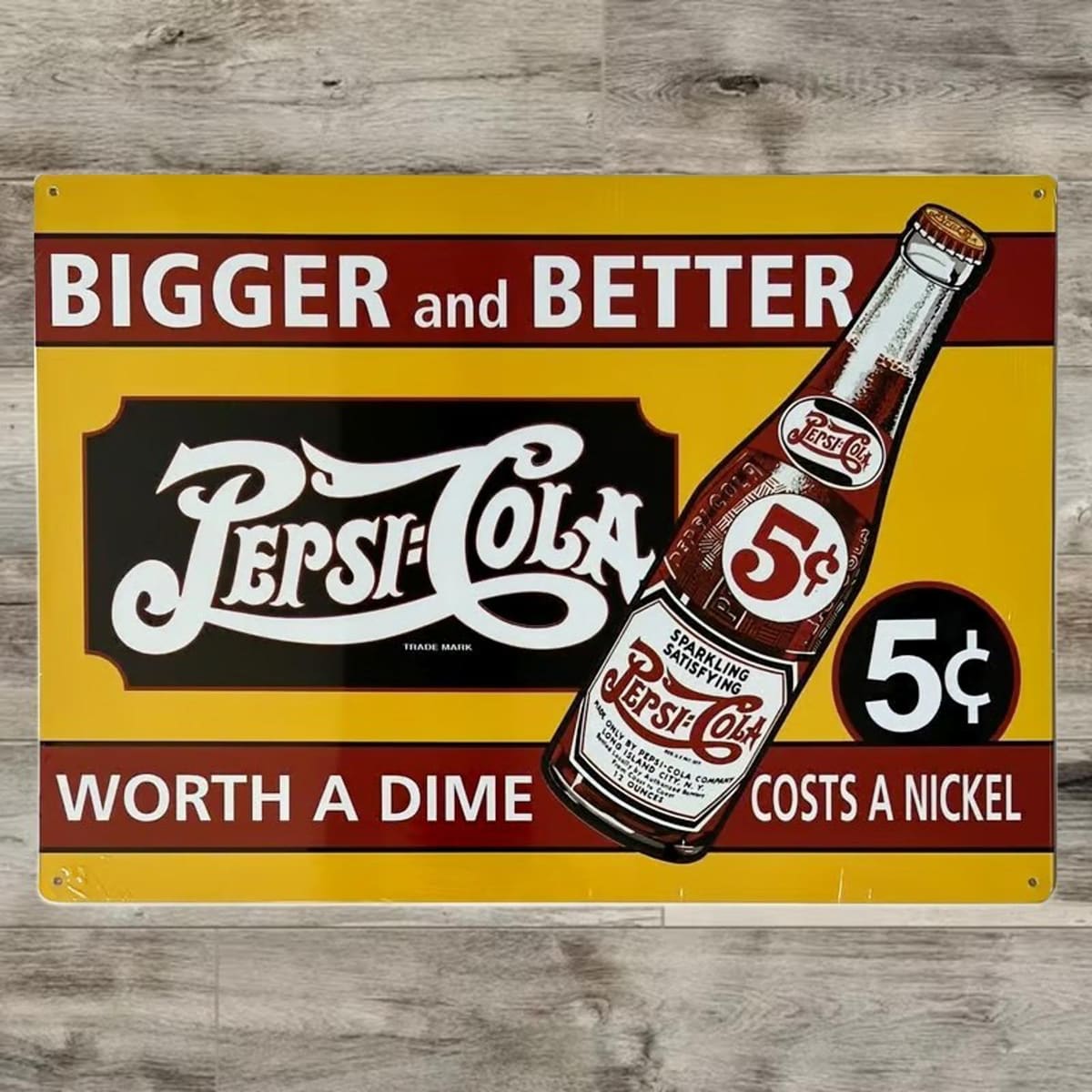 Pepsi Pepsi-Cola 8 x 12 Novelty Metal Sign New Shrink-wrapped – Novelty ...