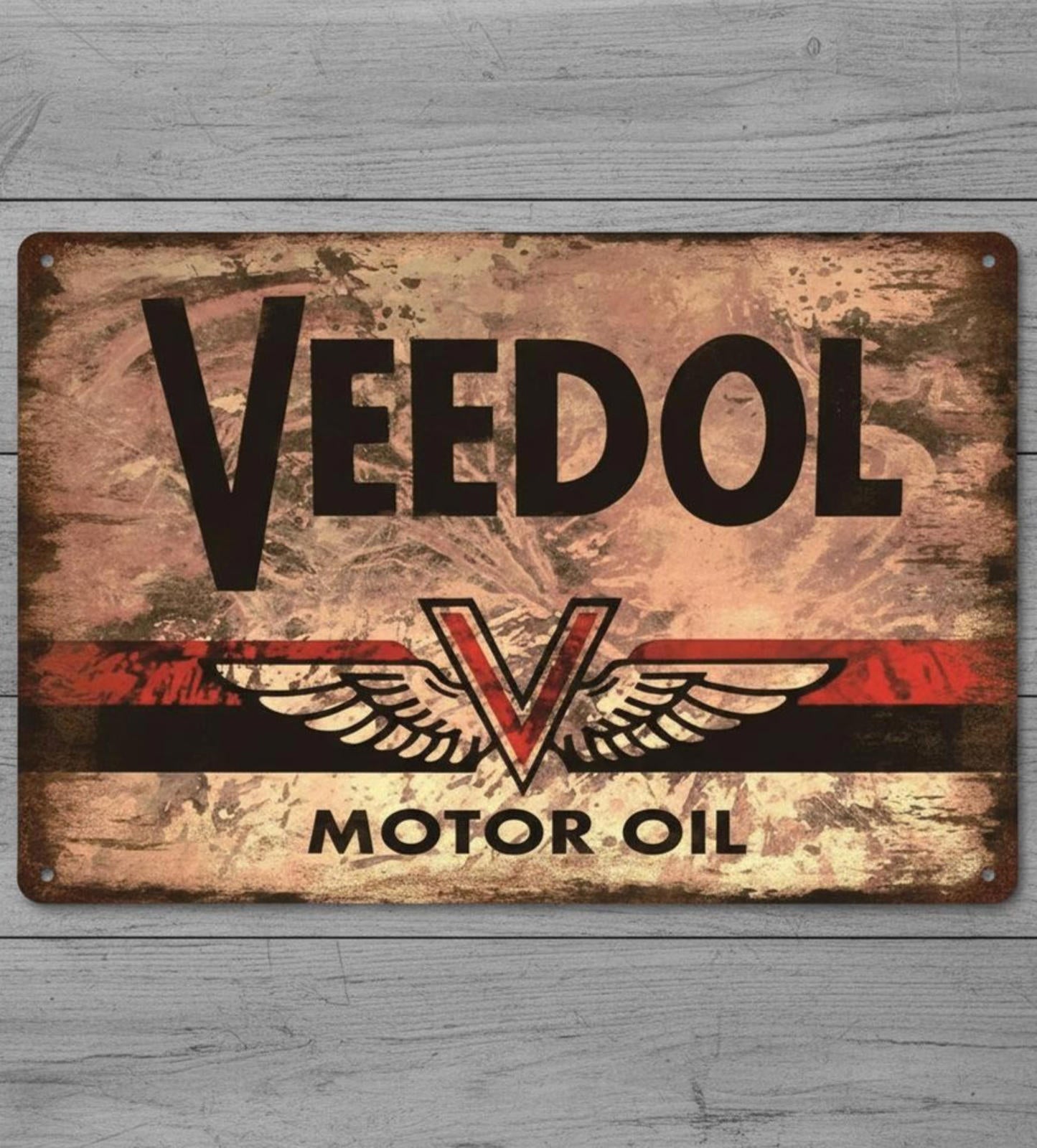 Veedol Motor Oil 8 x 12 Novelty Metal Sign Made In USA New!