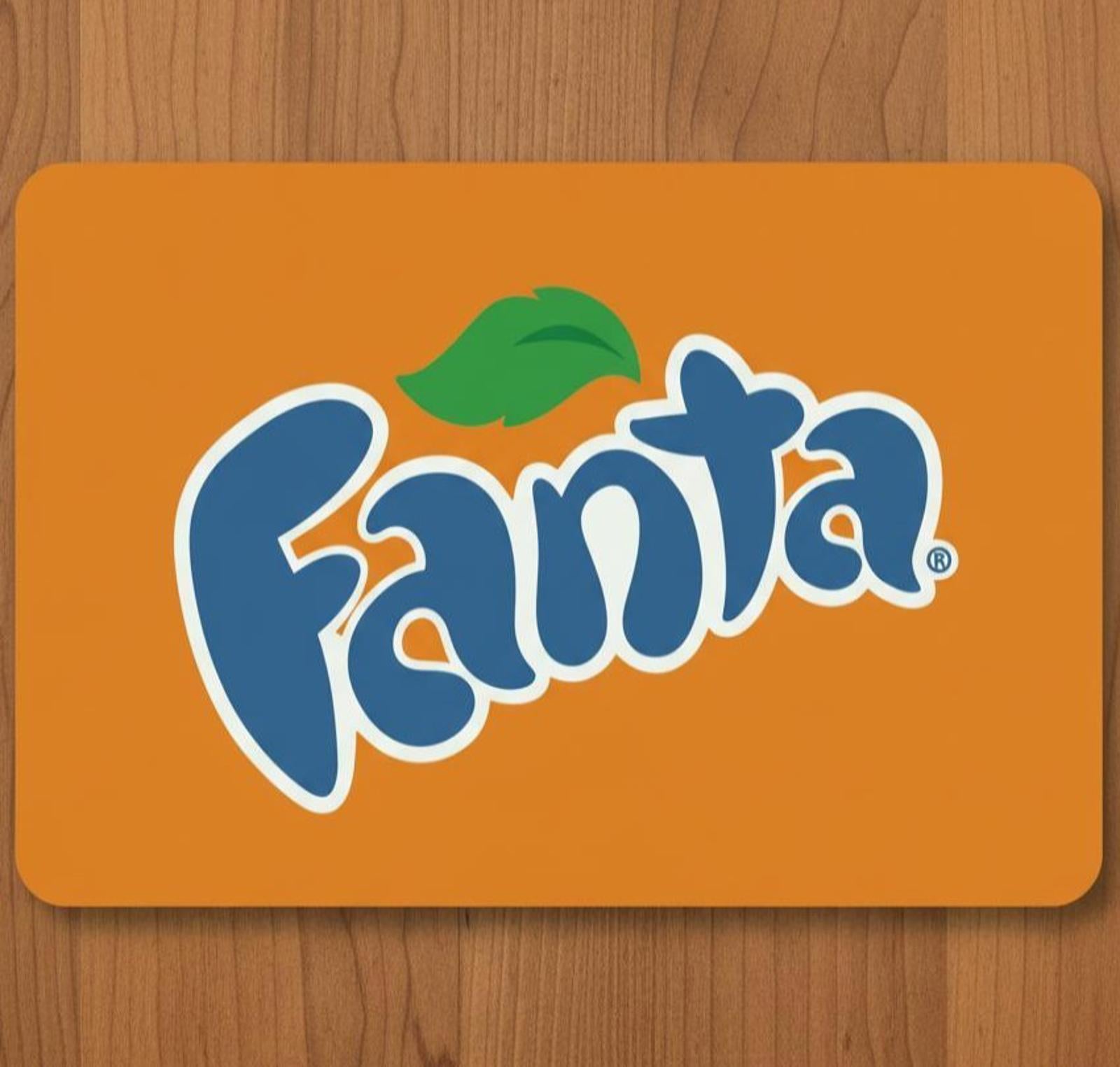 Fanta 9.5 x 8 Mouse Pad With Anti-Slip Rubber Backing Made In USA