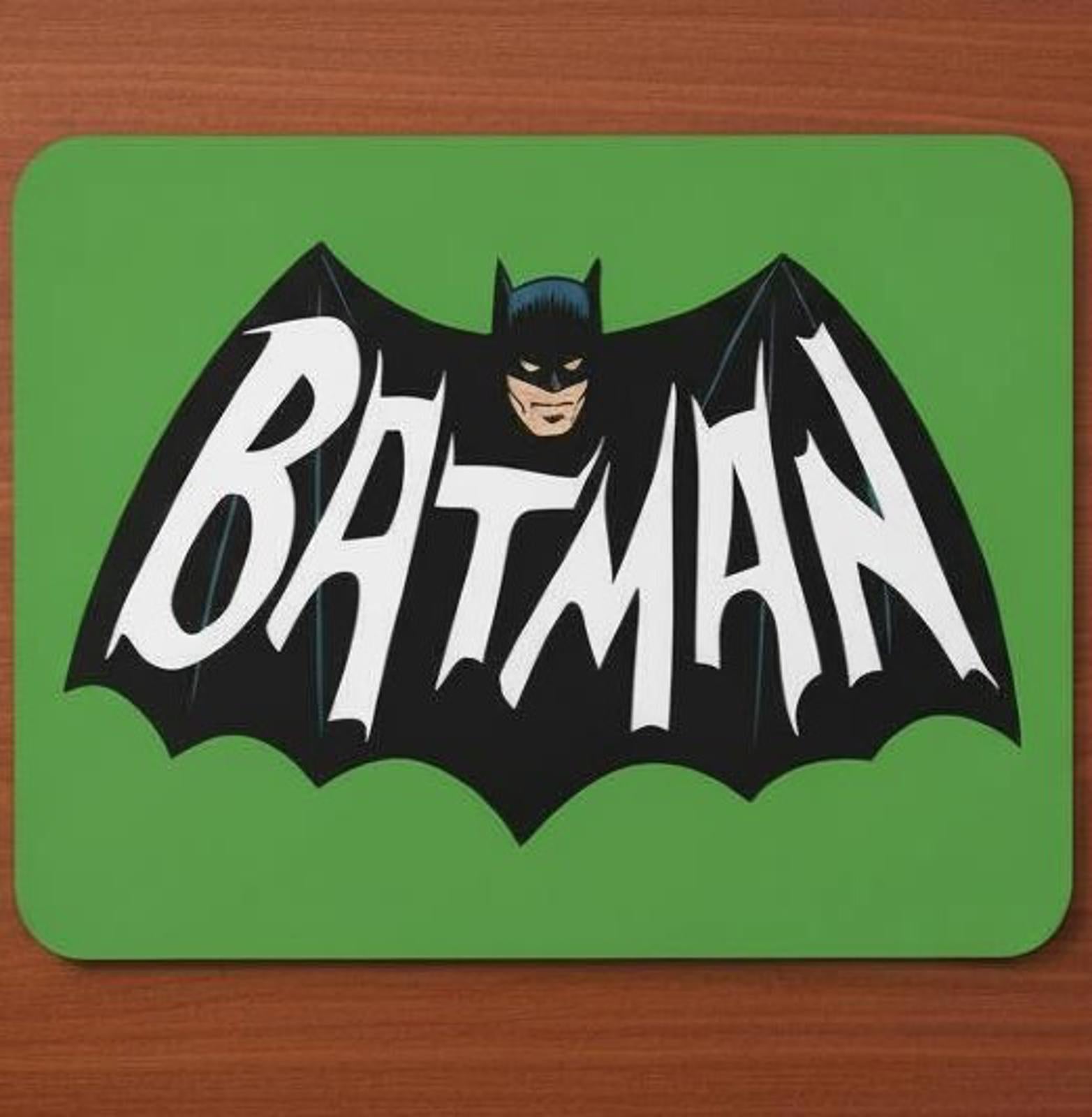 Batman 9.5 x 8 Mouse Pad With Anti-Slip Rubber Backing Made In USA