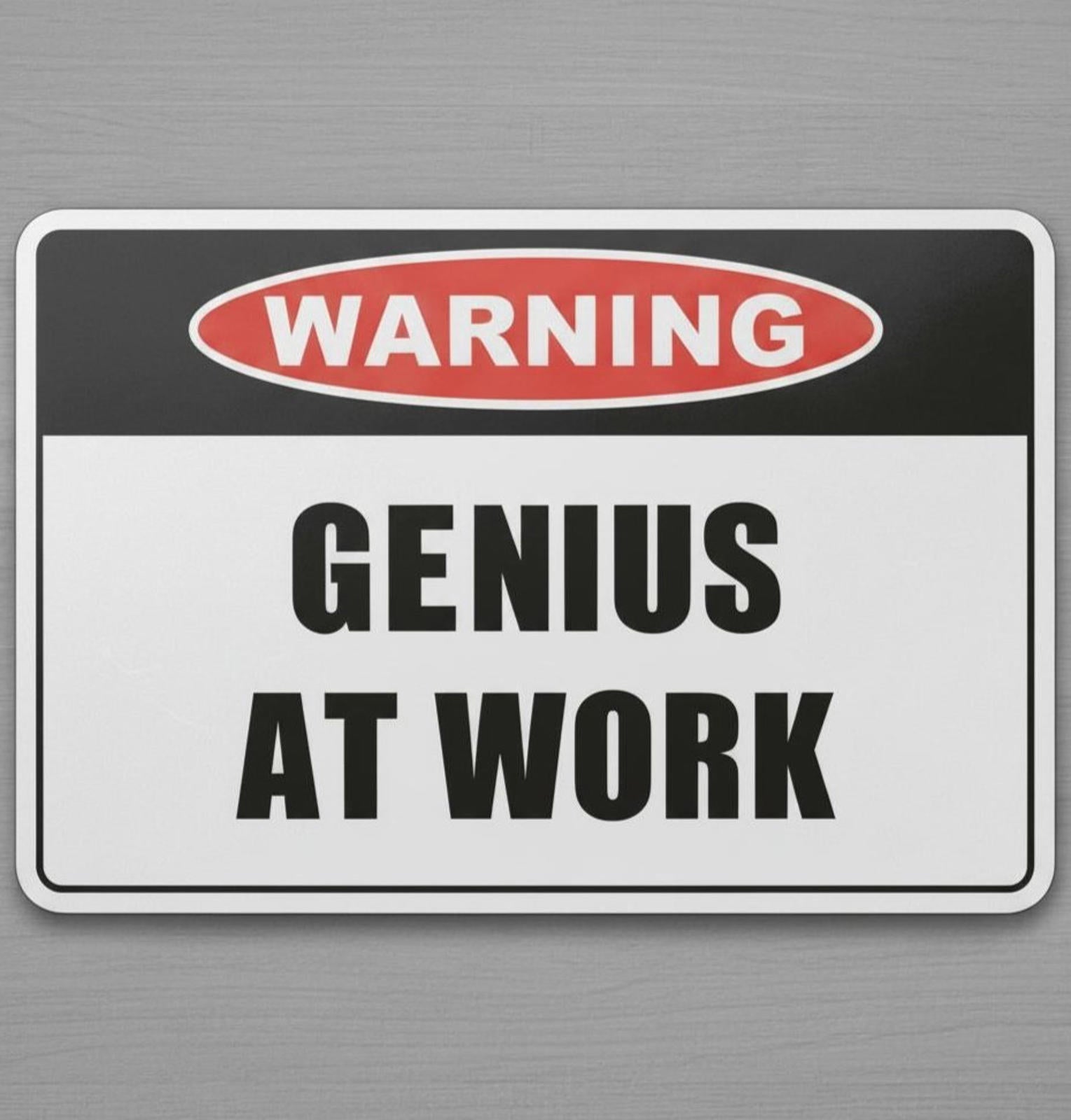 Genius At Work 9.5 x 8 Mouse Pad With Anti-Slip Rubber Backing Made In USA