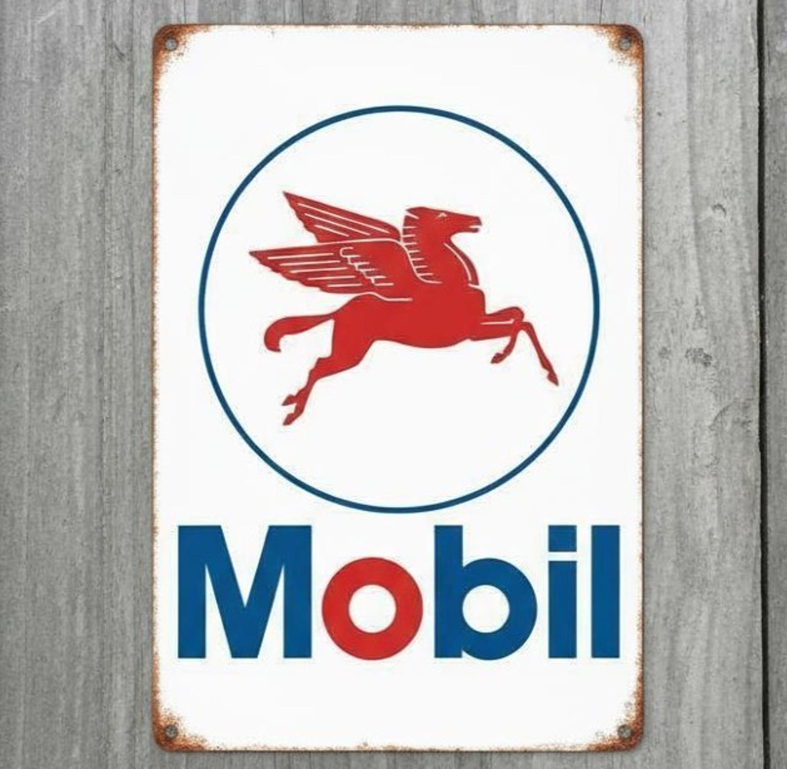 Mobil Oil 8 x 12 Vintage Novelty Metal Sign Made In USA New!