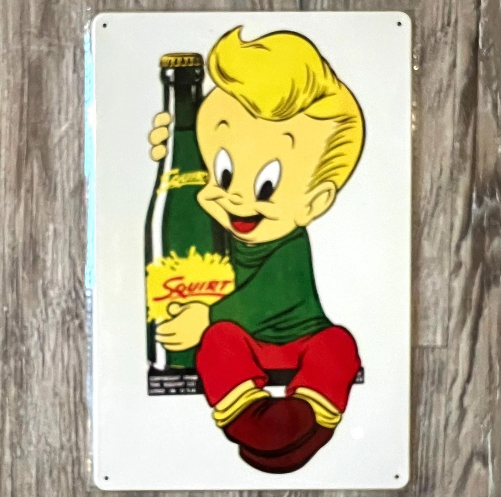 Squirt Soda 8 x 12 Novelty Metal Sign New Shrink-wrapped