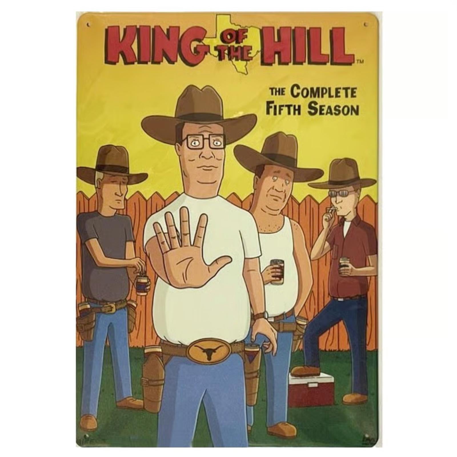 King Of The Hill 8 x 12 Novelty Metal Sign Shrink-Wrapped New!