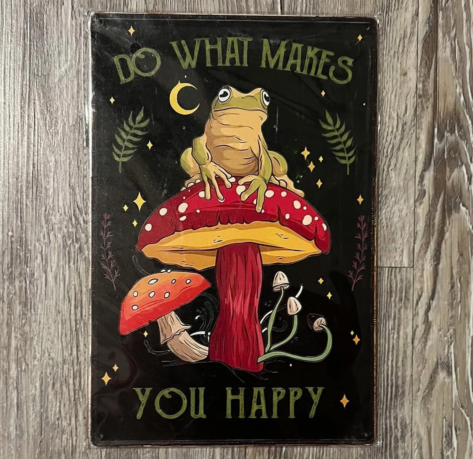 Do What Makes You Happy 8 x 12 Novelty Metal Sign New Shrink-wrapped