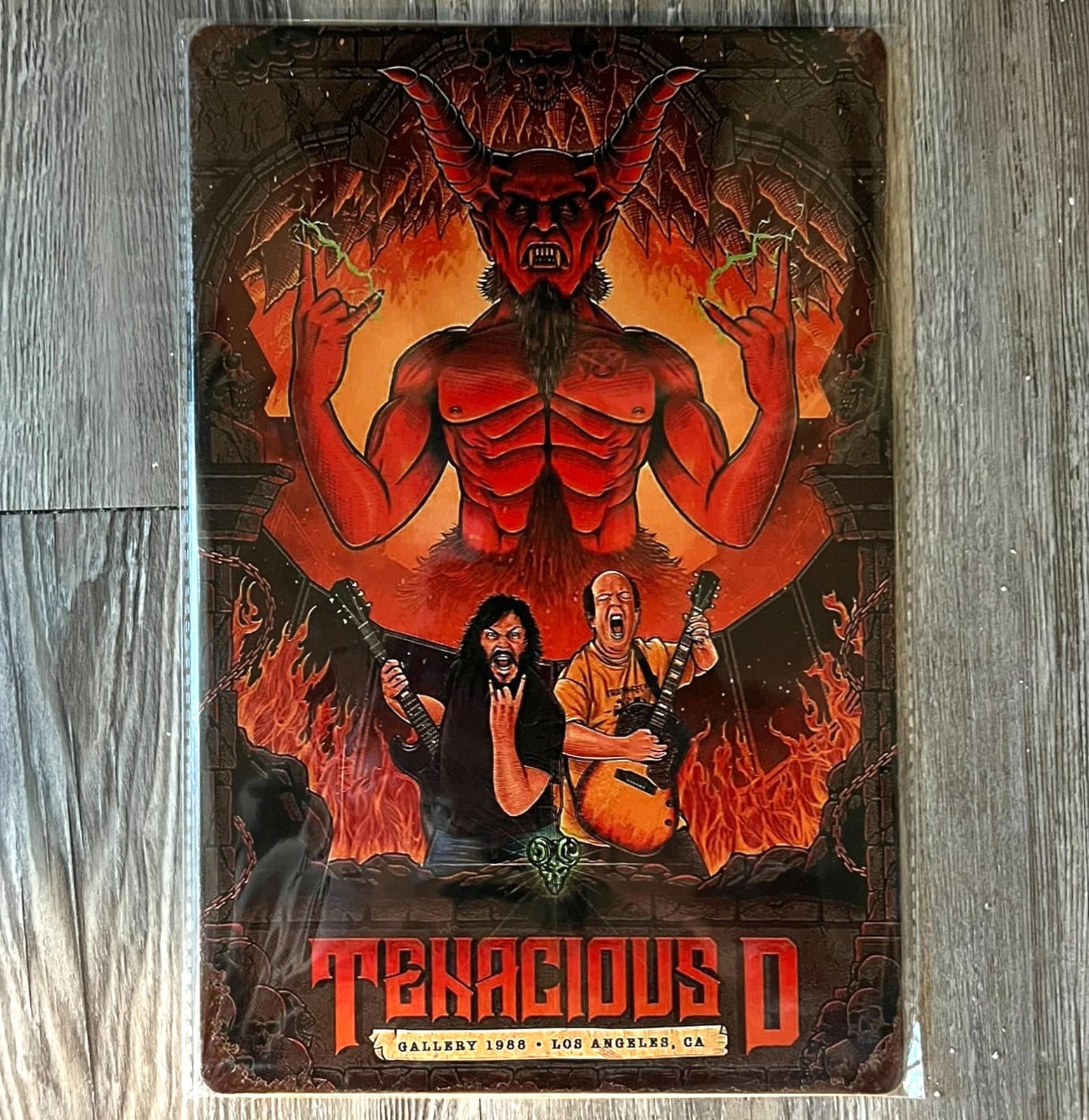 Tenacious D 8 x 12 Novelty Metal Sign Shrink-Wrapped New!