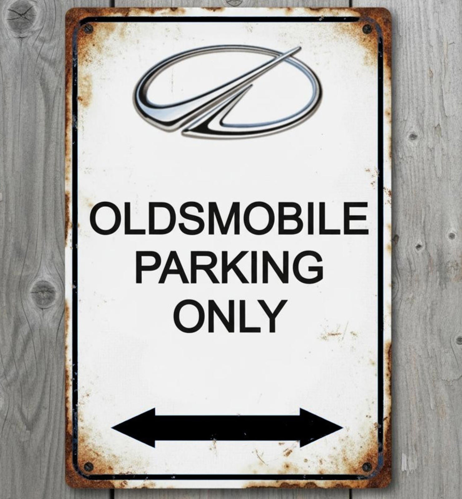 Oldsmobile Parking Only 8 x 12 Vintage Novelty Metal Sign New!