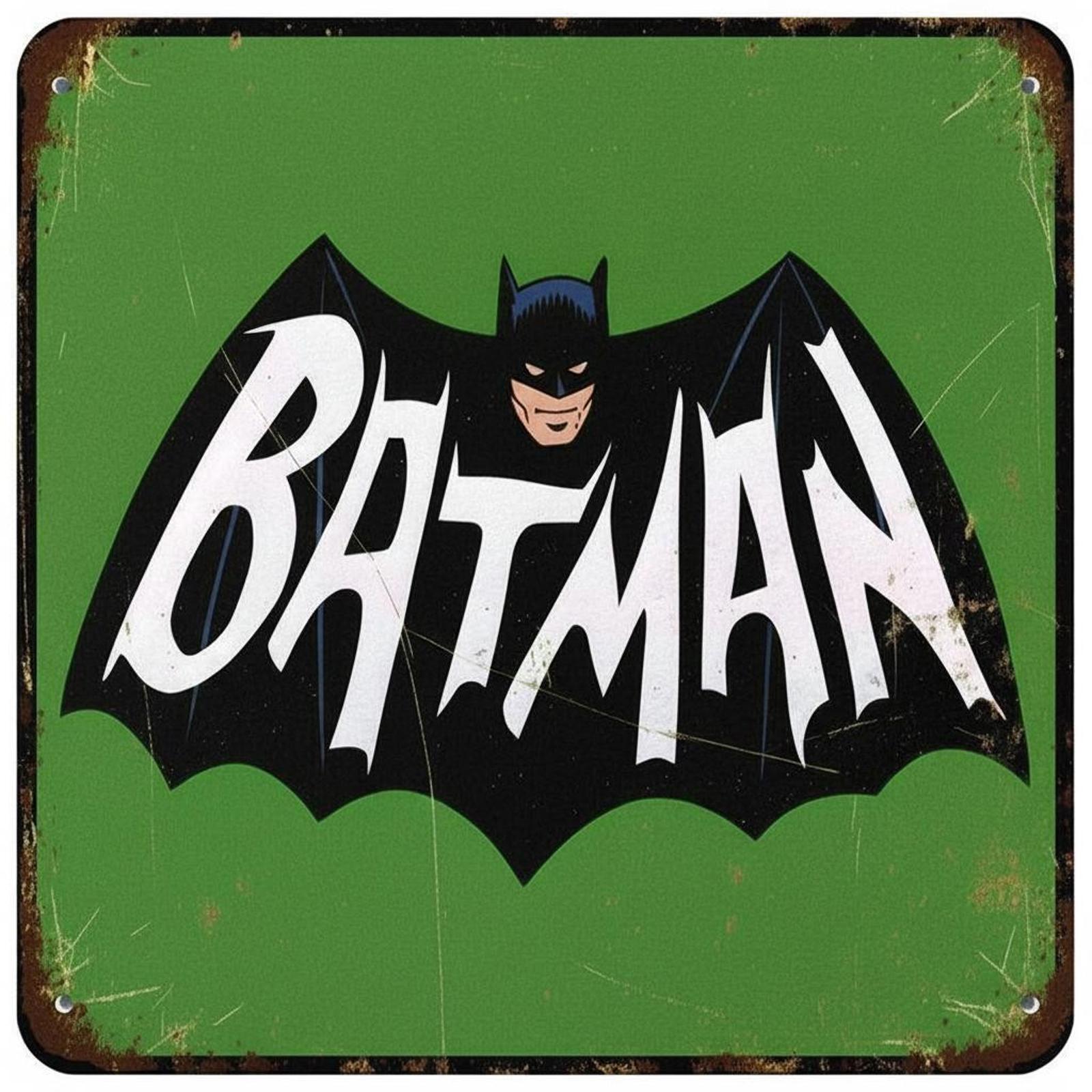 Batman 12 x 12 Square Vintage Novelty Metal Sign Made In USA New!