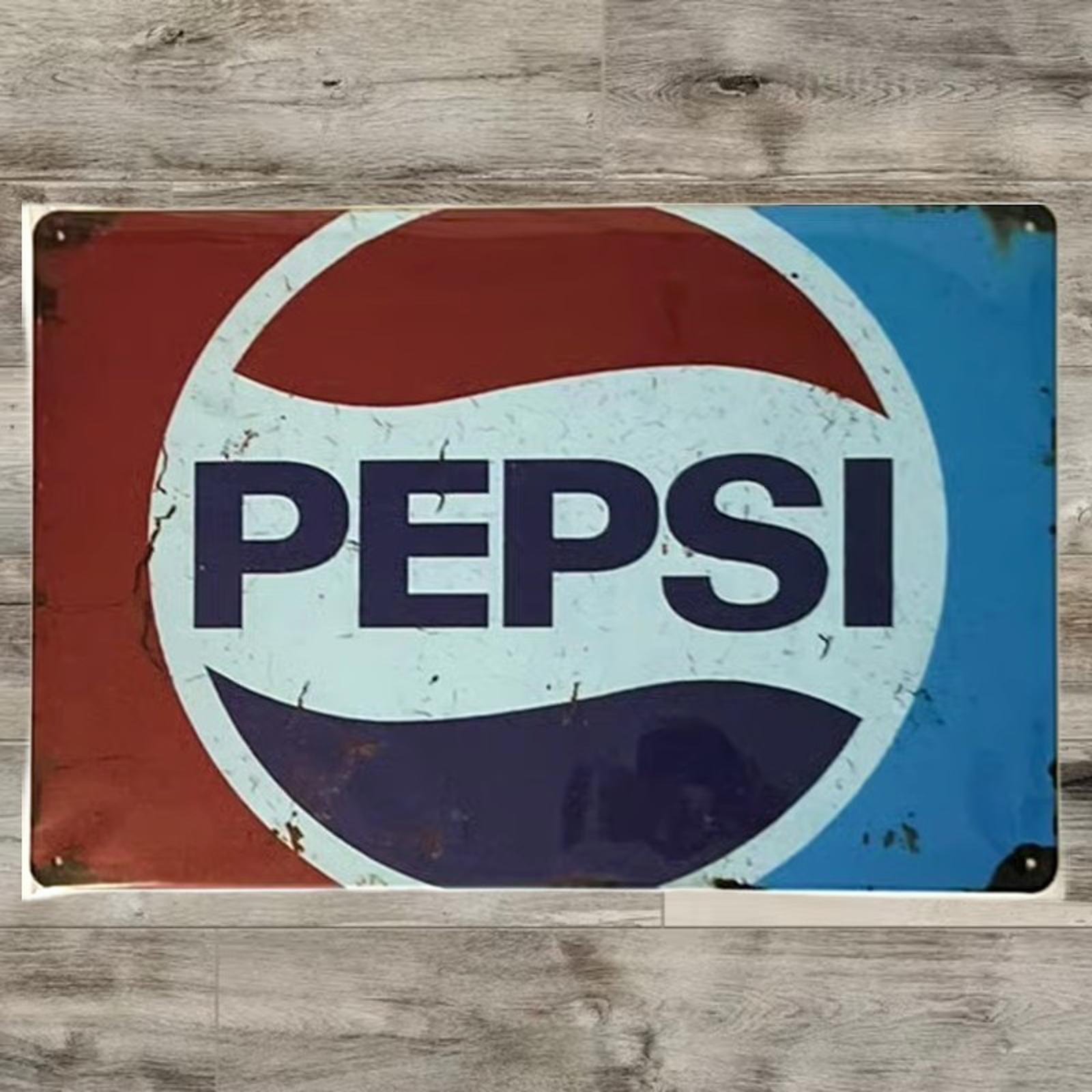 Pepsi Pepsi-Cola 8 x 12 Novelty Metal Sign New Shrink-wrapped