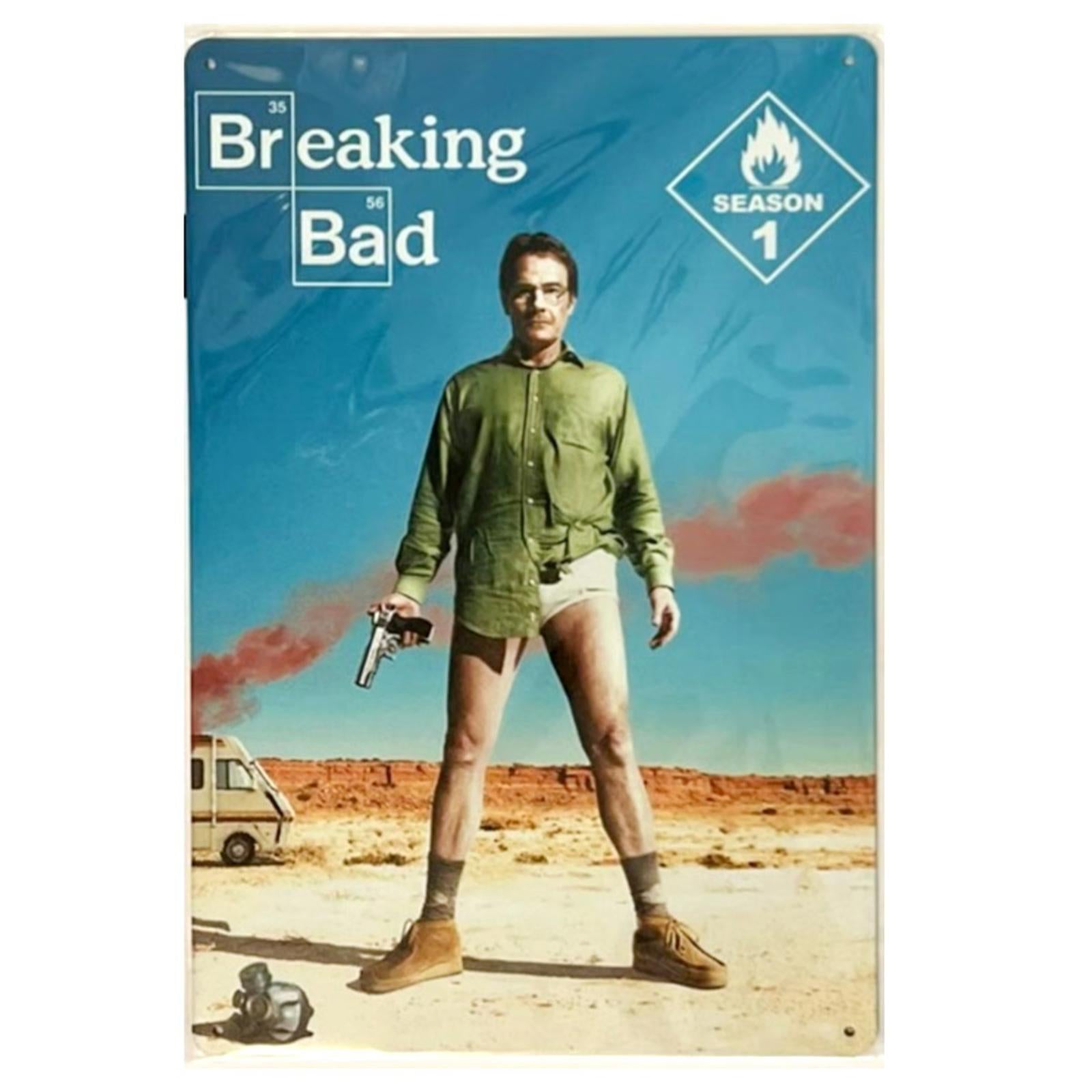 Breaking Bad Season 8 x 12 Novelty Metal Sign Shrink-Wrapped New!