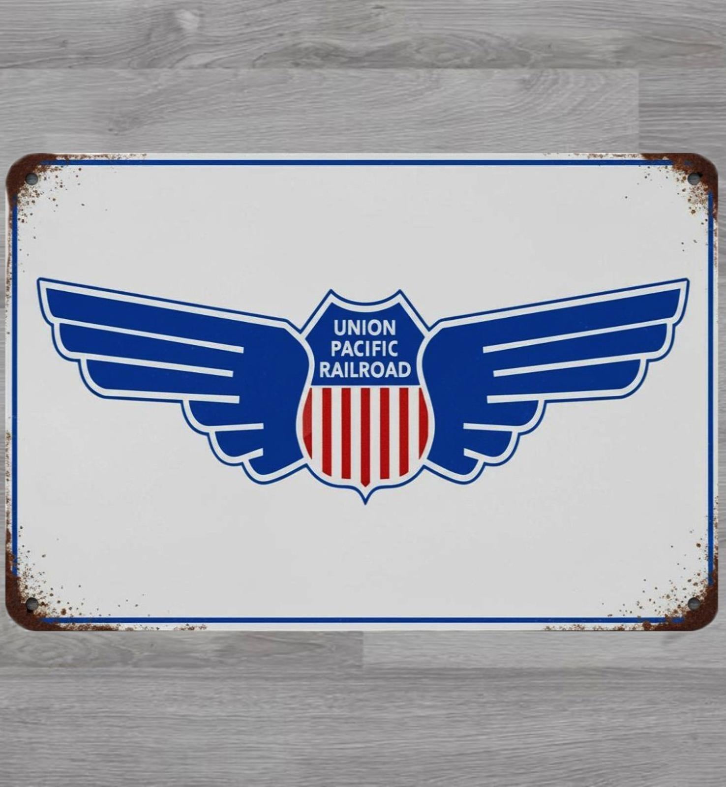 Union Pacific Railroad 8 x 12 Vintage Novelty Metal Sign Made In USA