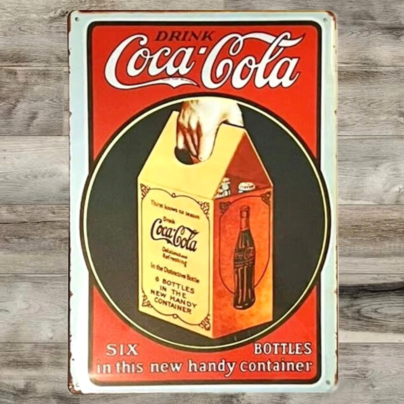 Coke Coca-Cola 8 x 12 Novelty Metal Sign Shrink-wrapped New!