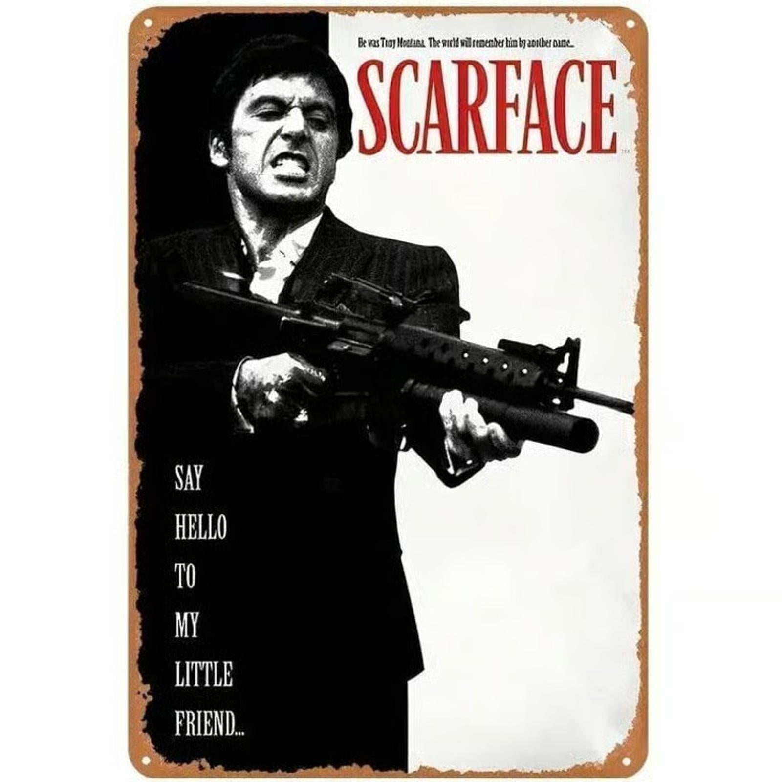 Scarface Al Pacino 8 x 12 Novelty Metal Sign Shrink-Wrapped New!