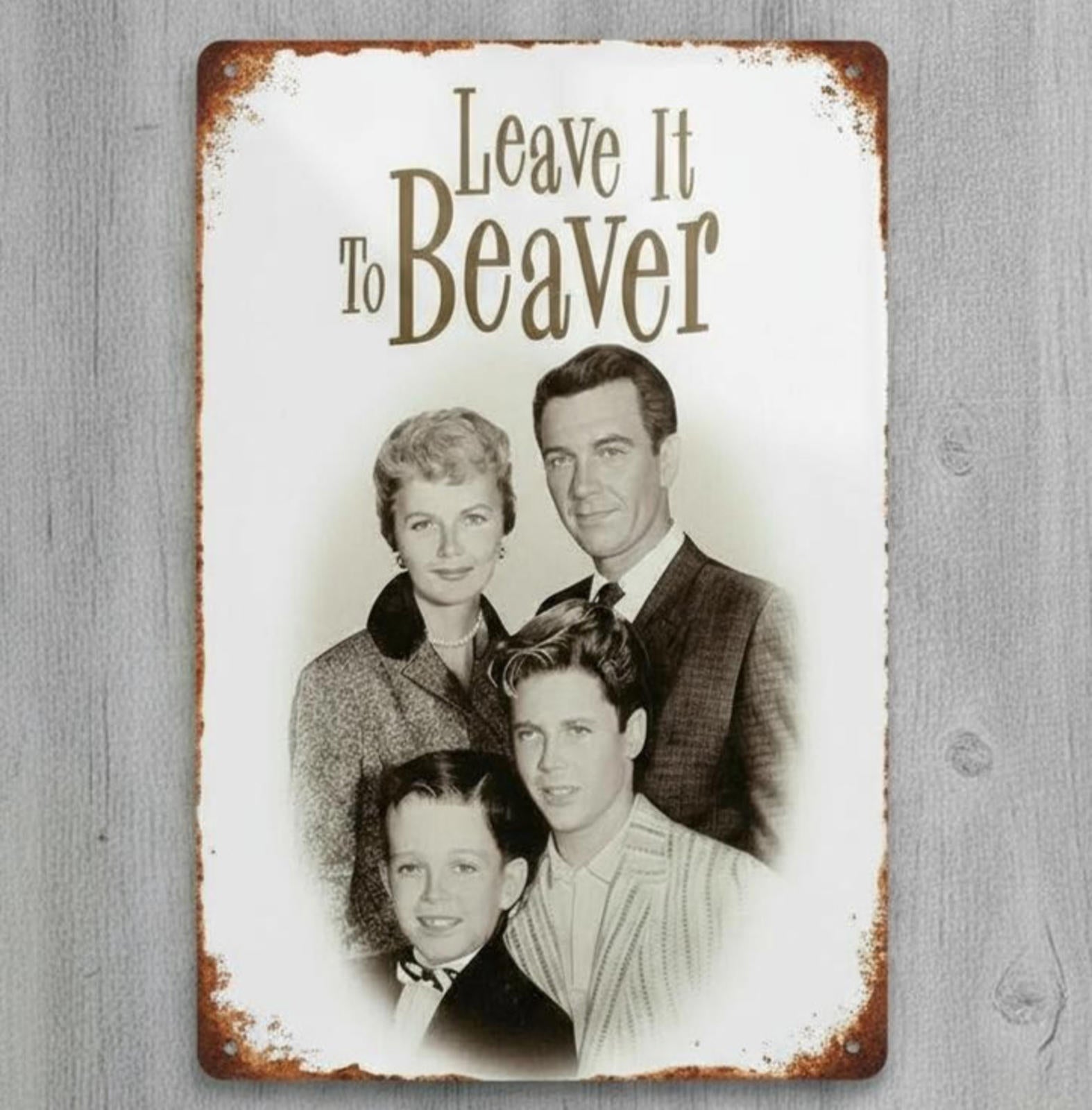 Leave It To Beaver 8 x 12 Vintage Novelty Metal Sign New!