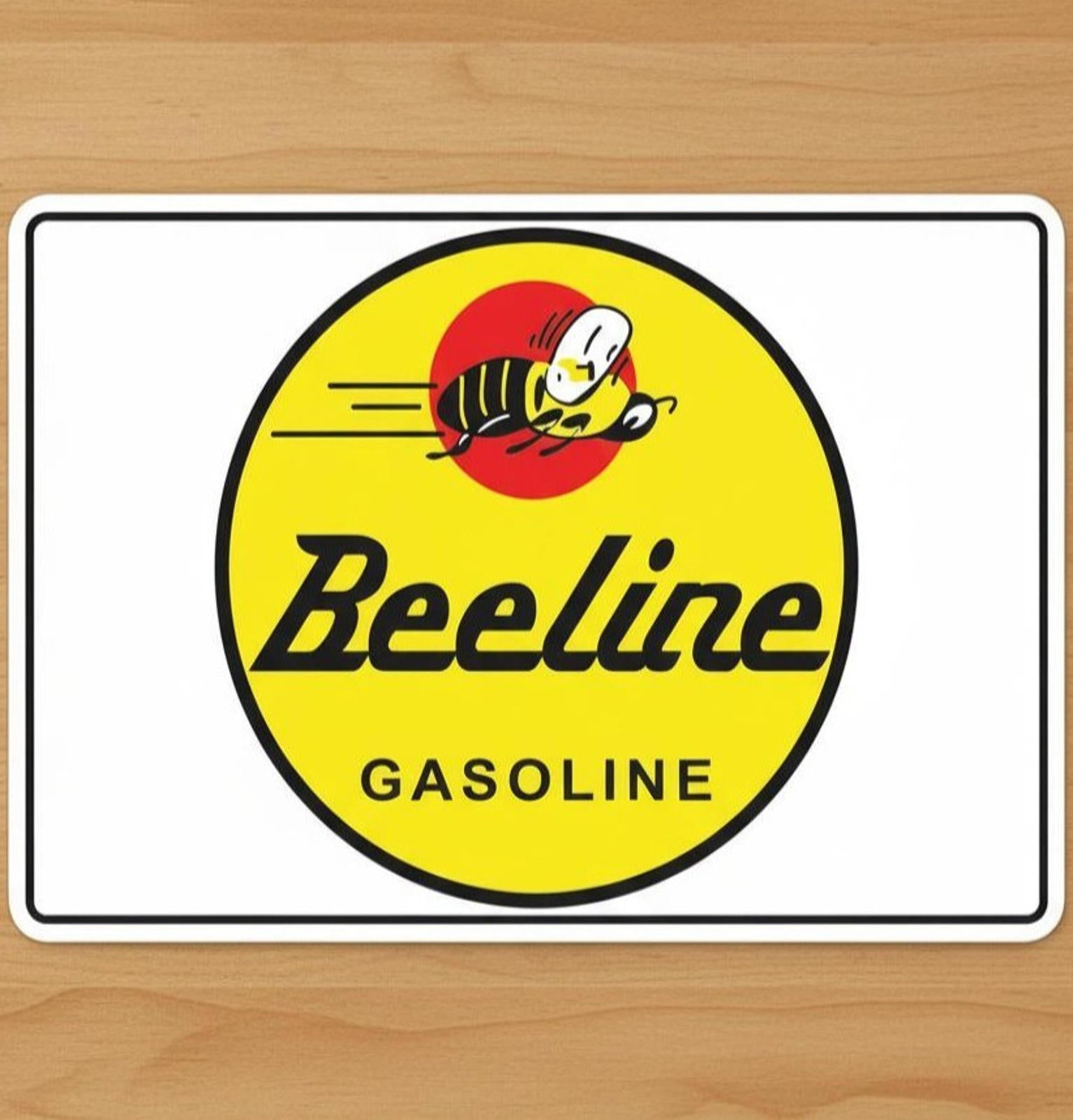 Beeline Gasoline 9.5 x 8 Mouse Pad With Anti-Slip Rubber Backing Made In USA