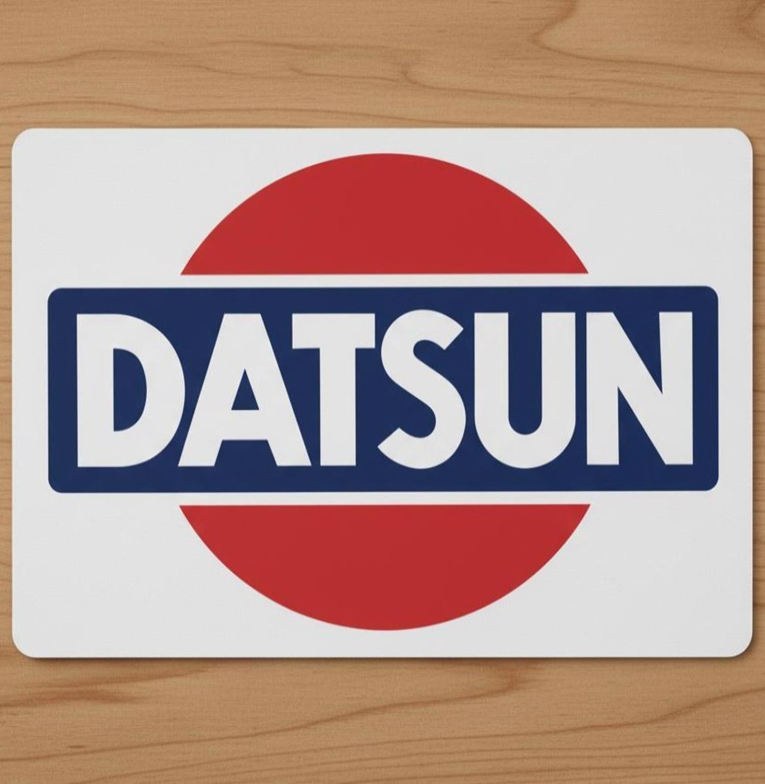 Datsun 9.5 x 8 Mouse Pad With Anti-Slip Rubber Backing Made In USA
