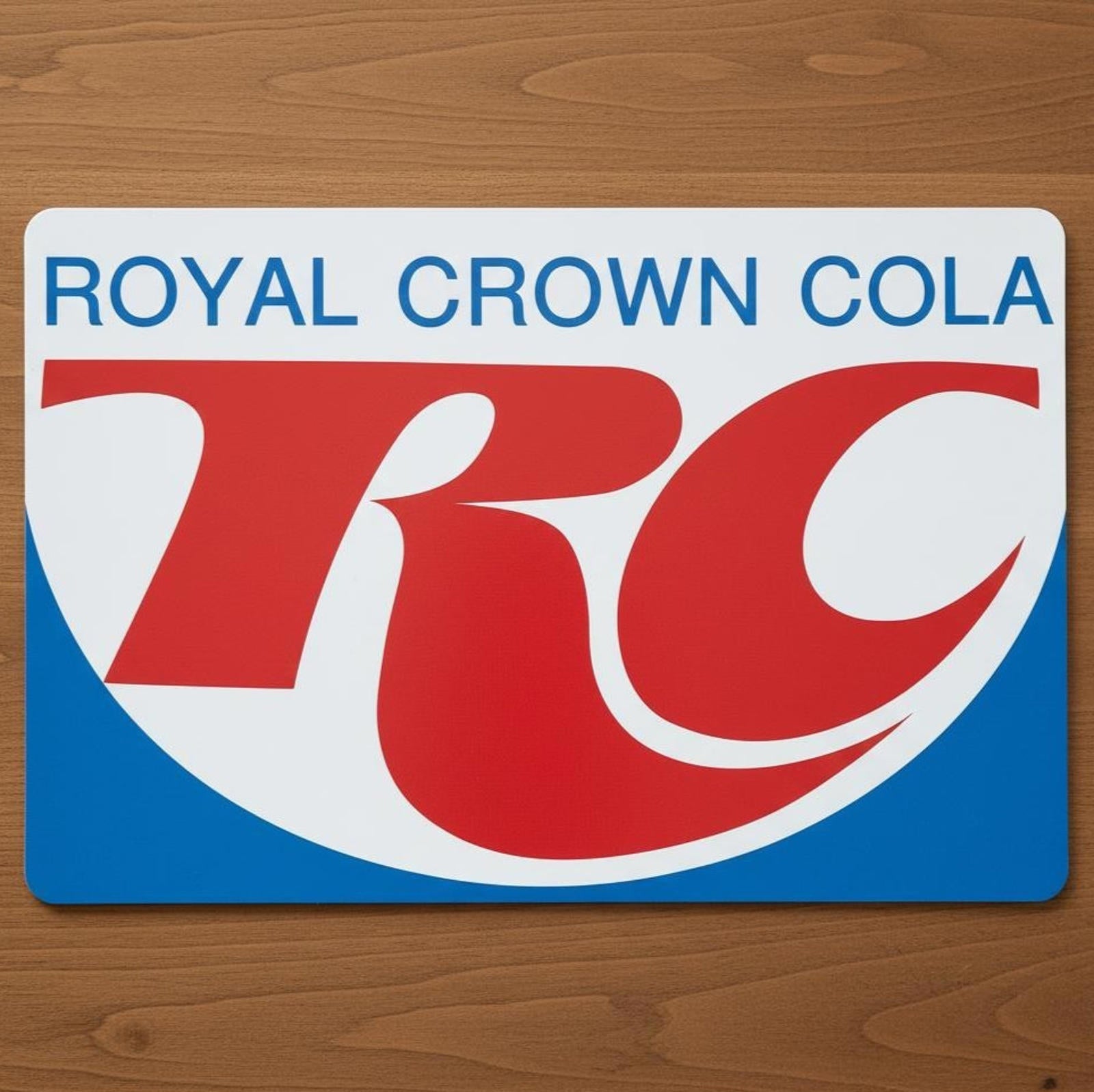 Royal Crown Cola RC 9.5 x 8 Mouse Pad With Anti-Slip Rubber Backing Made In USA