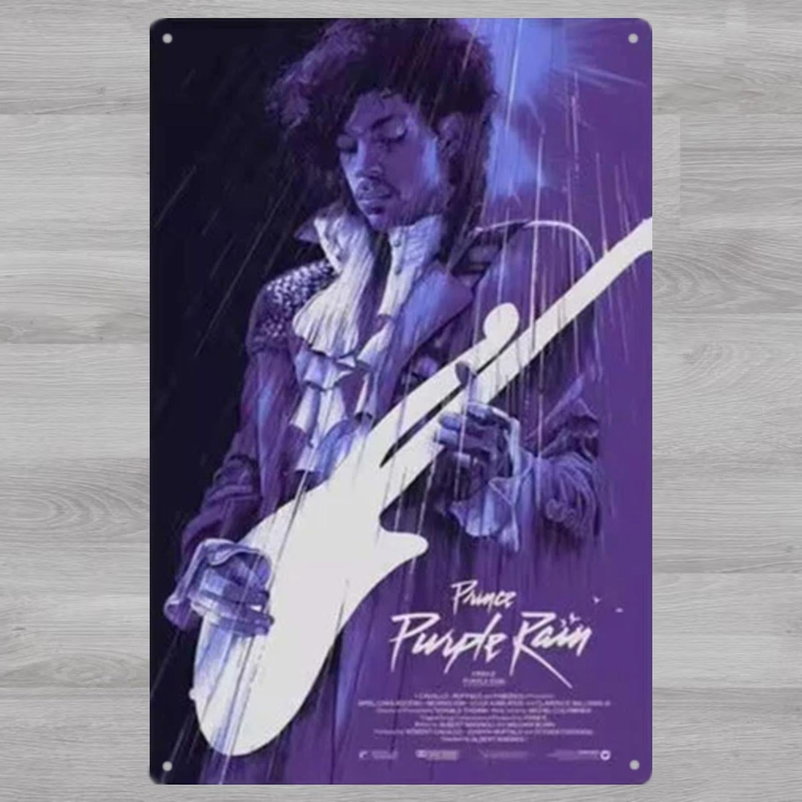 Prince Purple Rain 8 x 12 Novelty Metal Sign Shrink-Wrapped New!