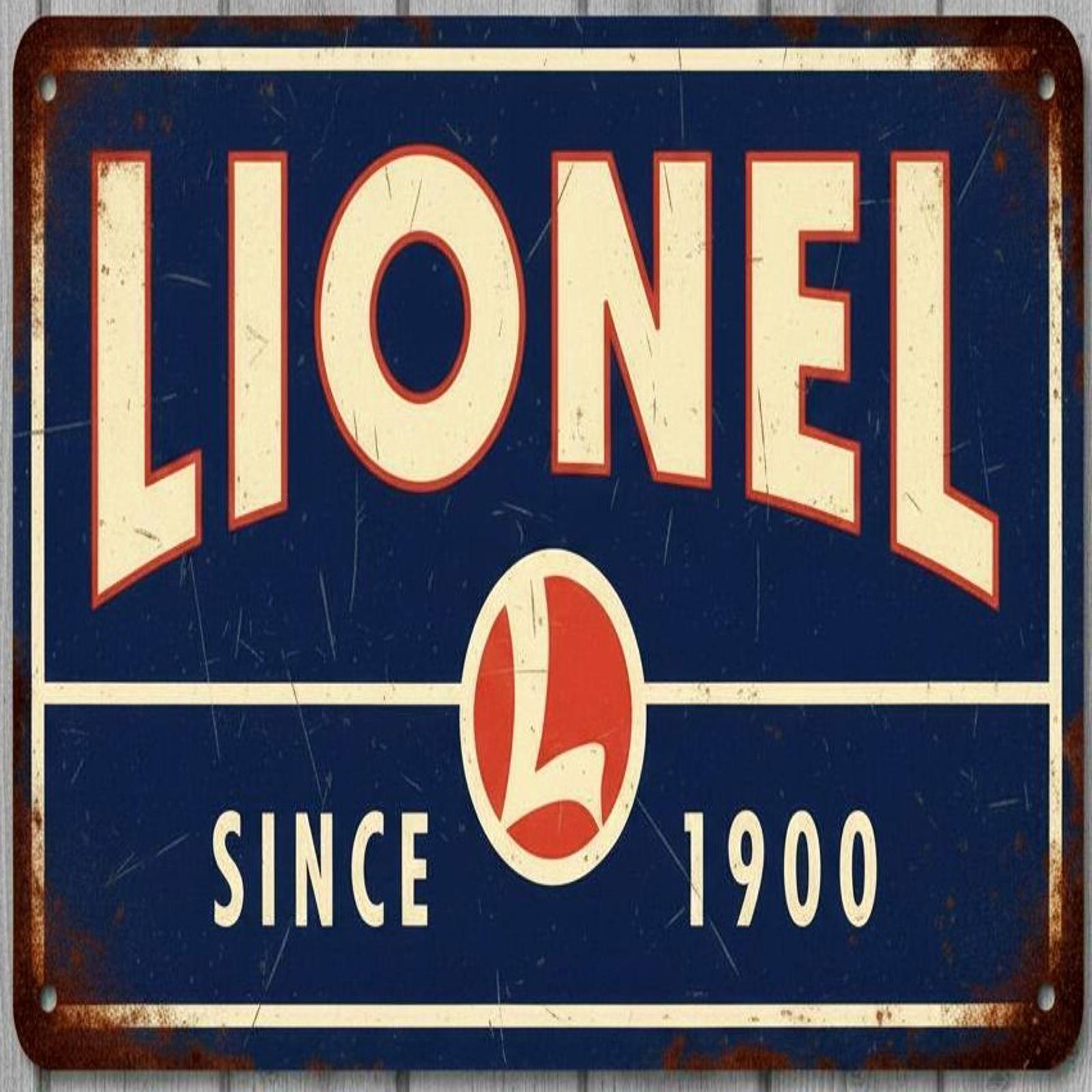 Lionel Since 1990 12 x 12 Square Vintage Novelty Metal Sign Made In USA