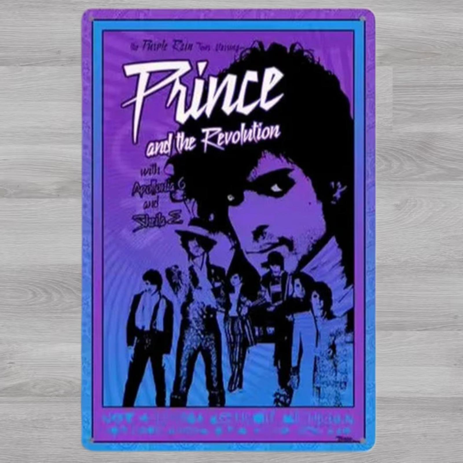 Prince And The Revolution 8 x 12 Novelty Metal Sign Shrink-Wrapped New!