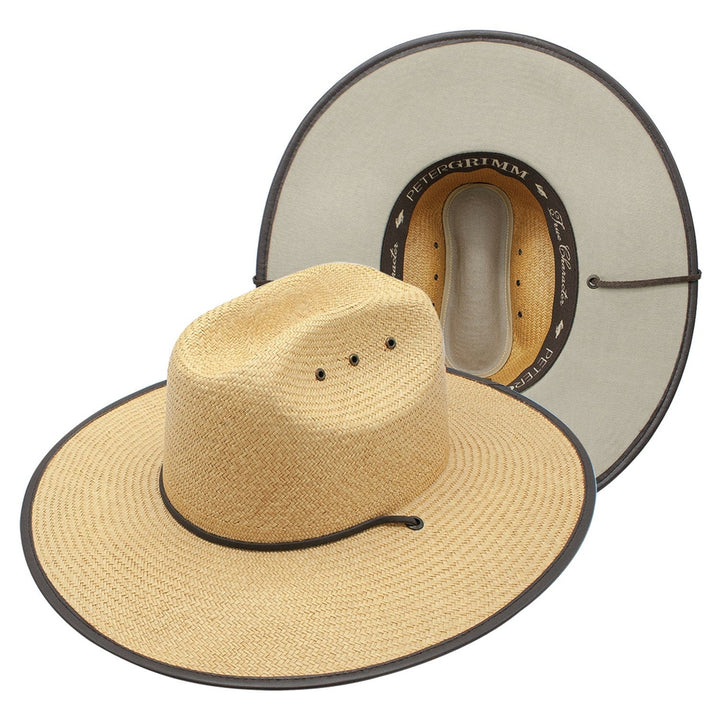 Promenade Panama Cotton Wide Brim Sun Lifeguard Hat Style Your Walls Default