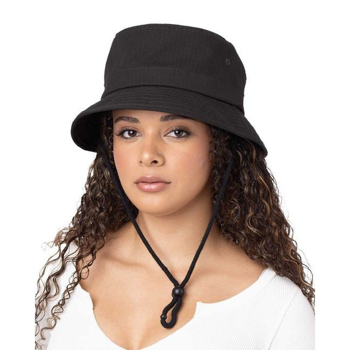 Big Accessories BA643 Lariat Boonie Hat Style Your Walls OS BLACK