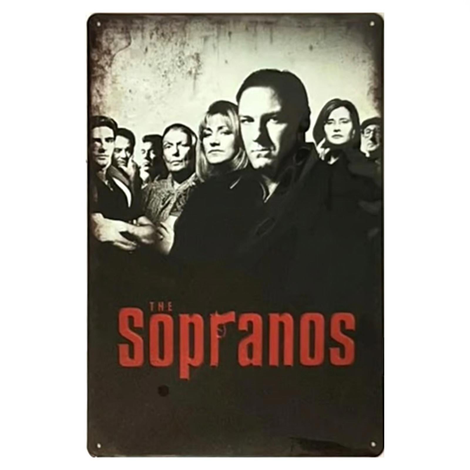 The Sopranos 8 x 12 Novelty Metal Sign Shrink-Wrapped New!