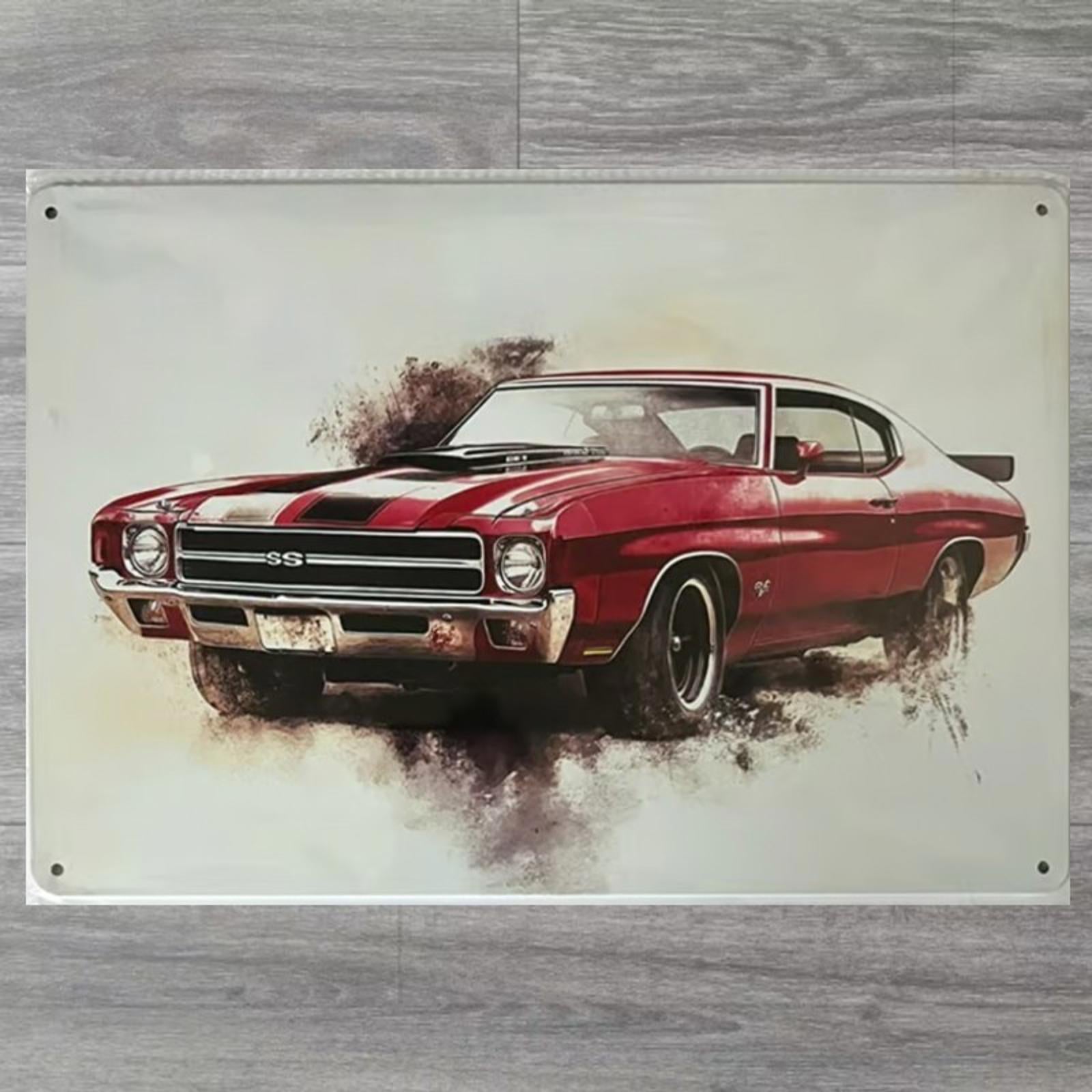 Classic Chevrolet Chevelle 8 x 12 Vintage Novelty Metal Sign Shrink-Wrapped New!