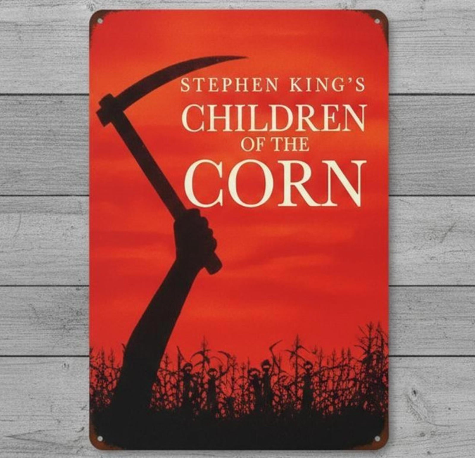 Stephen King's Children Of The Corn 8 x 12 Novelty Metal Sign New Shrink-wrapped