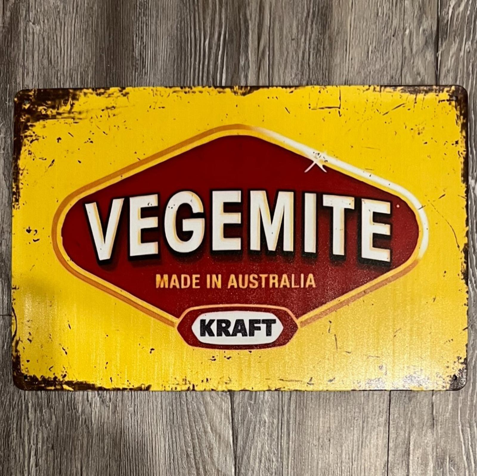 Kraft Vegemite Made In Australia 8 x 12 Novelty Metal Sign New!