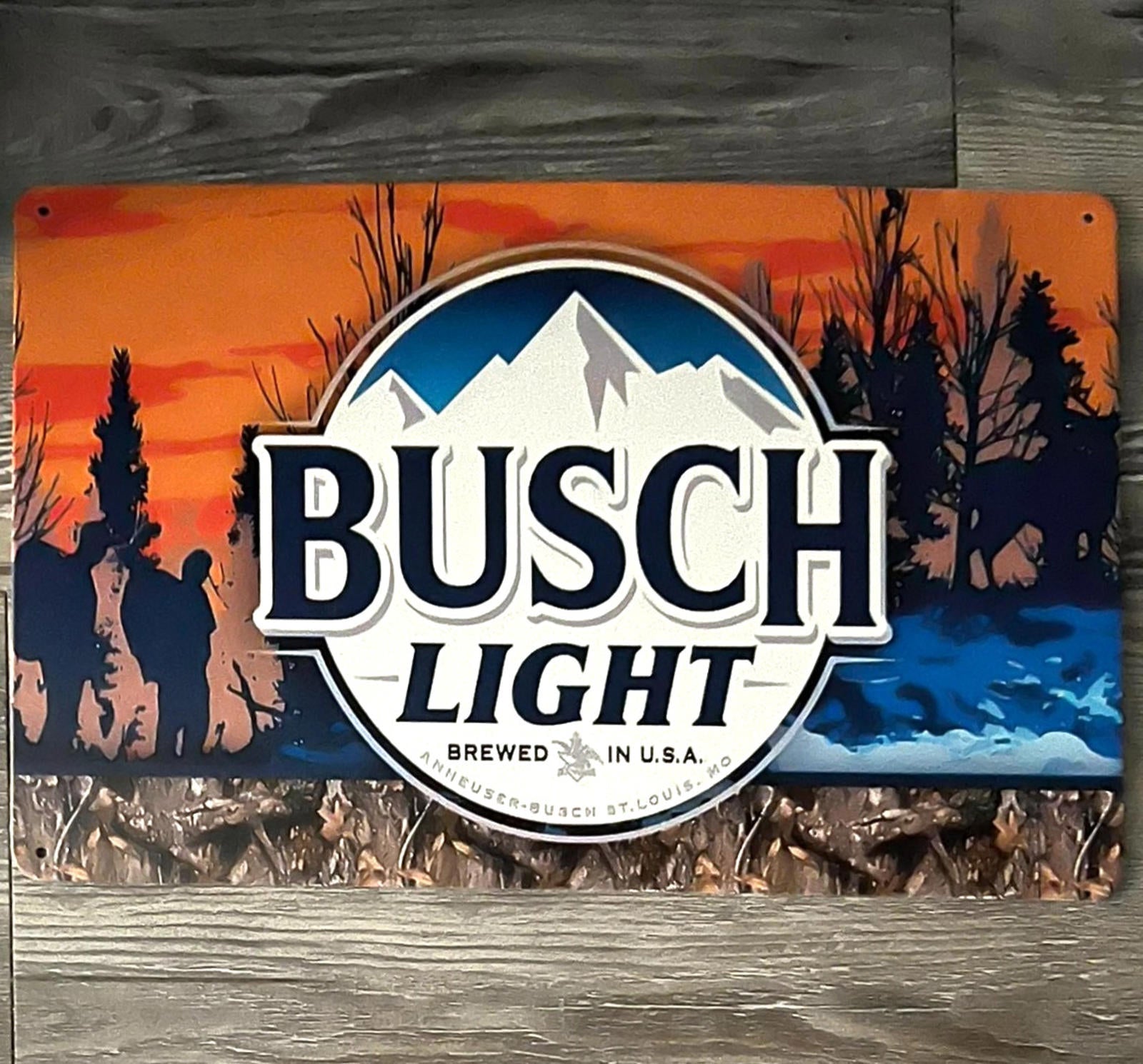 Busch Light Beer Vintage Novelty 8 x 12 Metal Sign New!