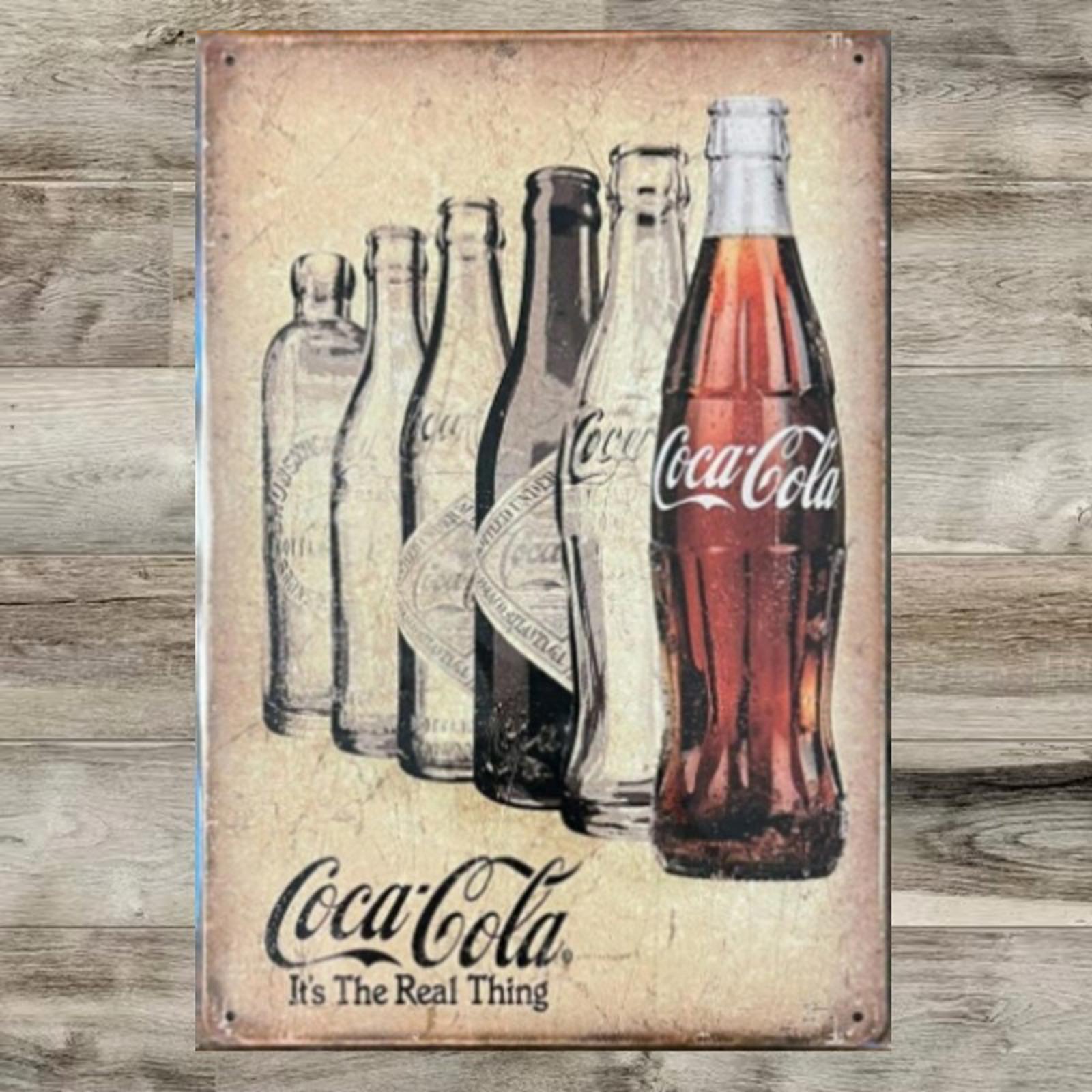 Coke Coca-Cola 8 x 12 Novelty Metal Sign Shrink-wrapped New!
