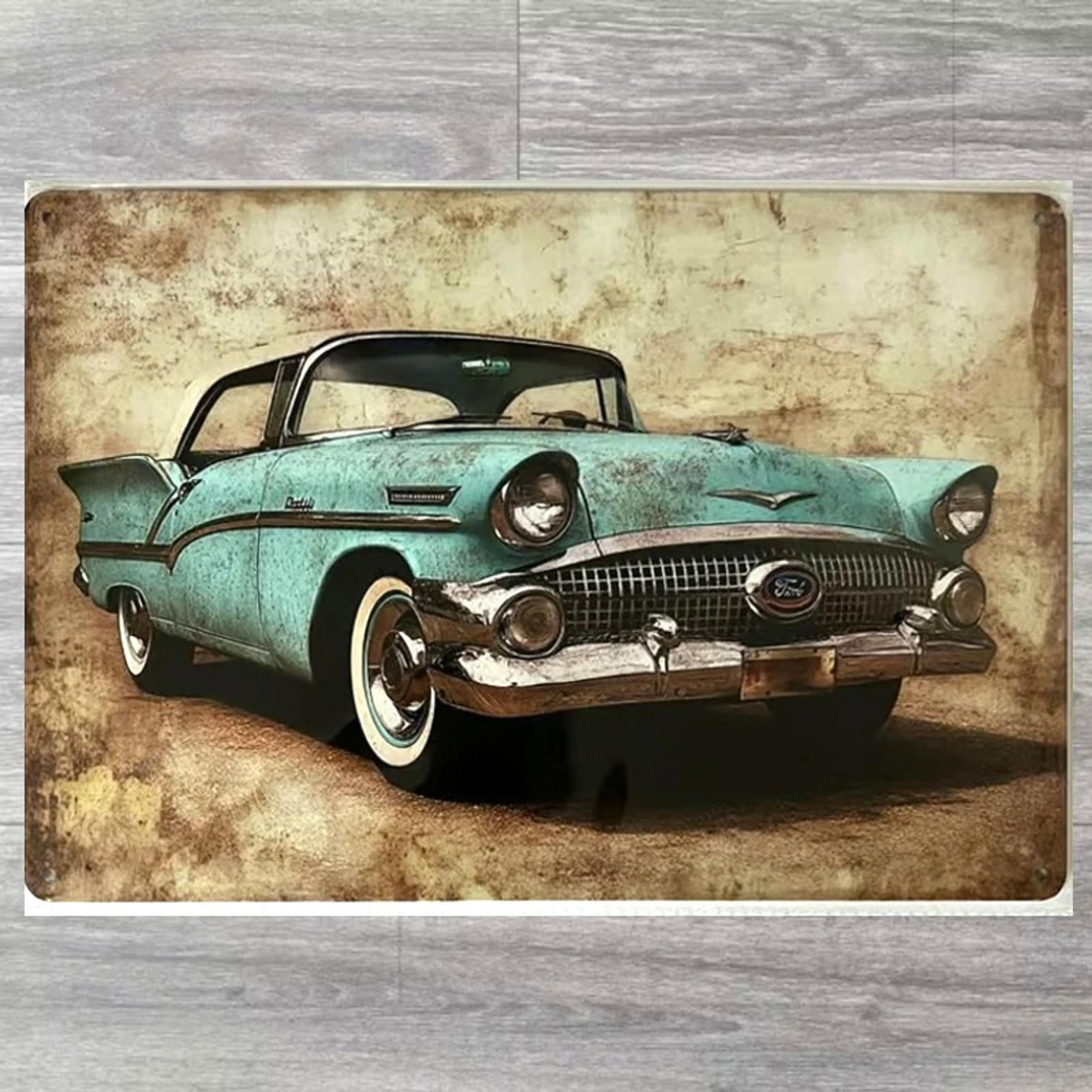 Classic Ford Fairlane 8 x 12 Vintage Novelty Metal Sign Shrink-Wrapped New!