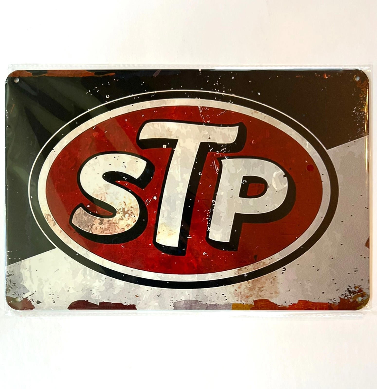 STP Oil Treatment 8 x 12 Novelty Metal Sign Shrink-Wrapped New!