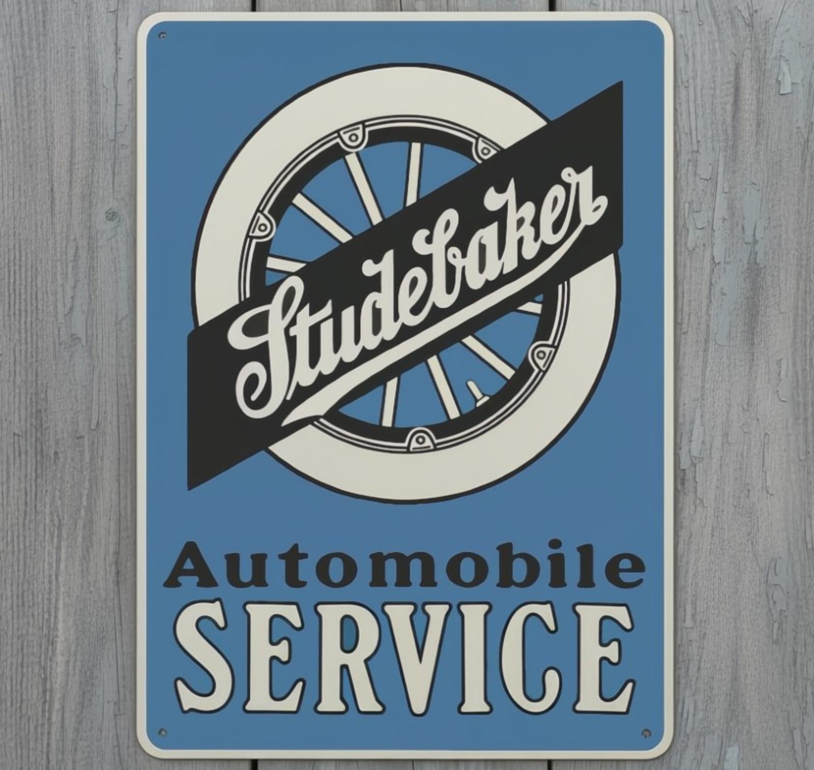 Studebaker Automobile Service 8 x 12 Novelty Metal Sign Made In USA