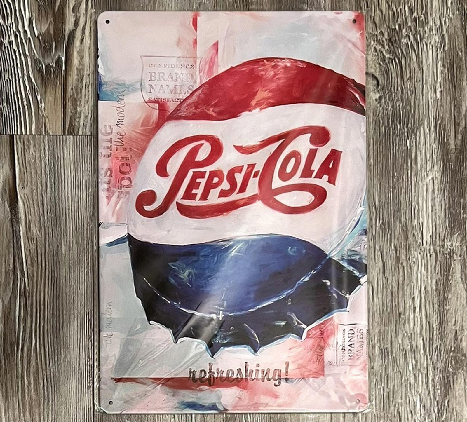 Pepsi Pepsi-Cola 8 x 12 Novelty Metal Sign New Shrink-wrapped