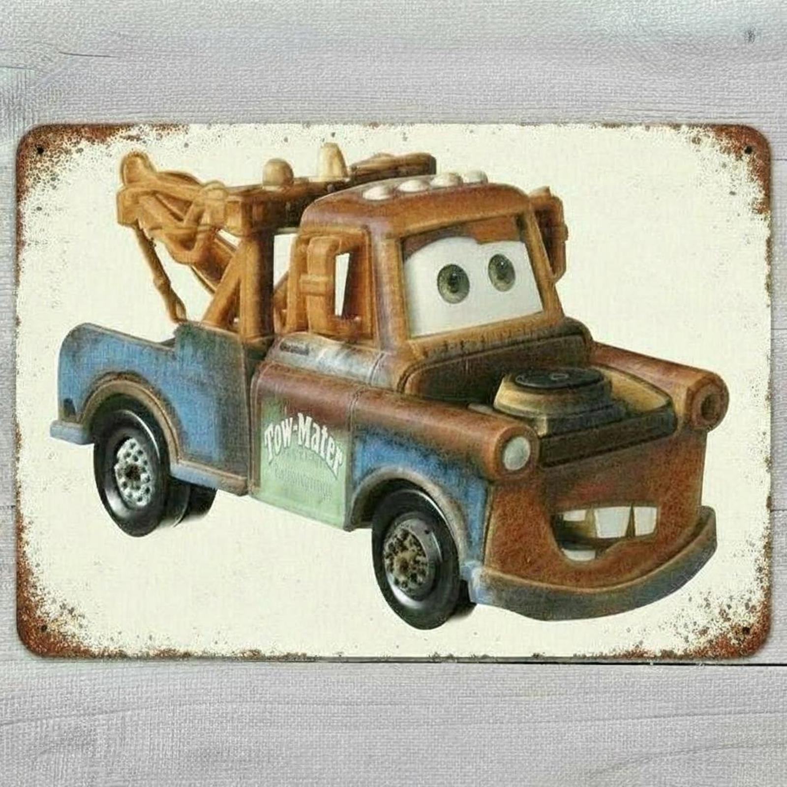 Tow-Mater 8 x 12 Vintage Novelty Metal Sign Made In USA Shrink-Wrapped New!