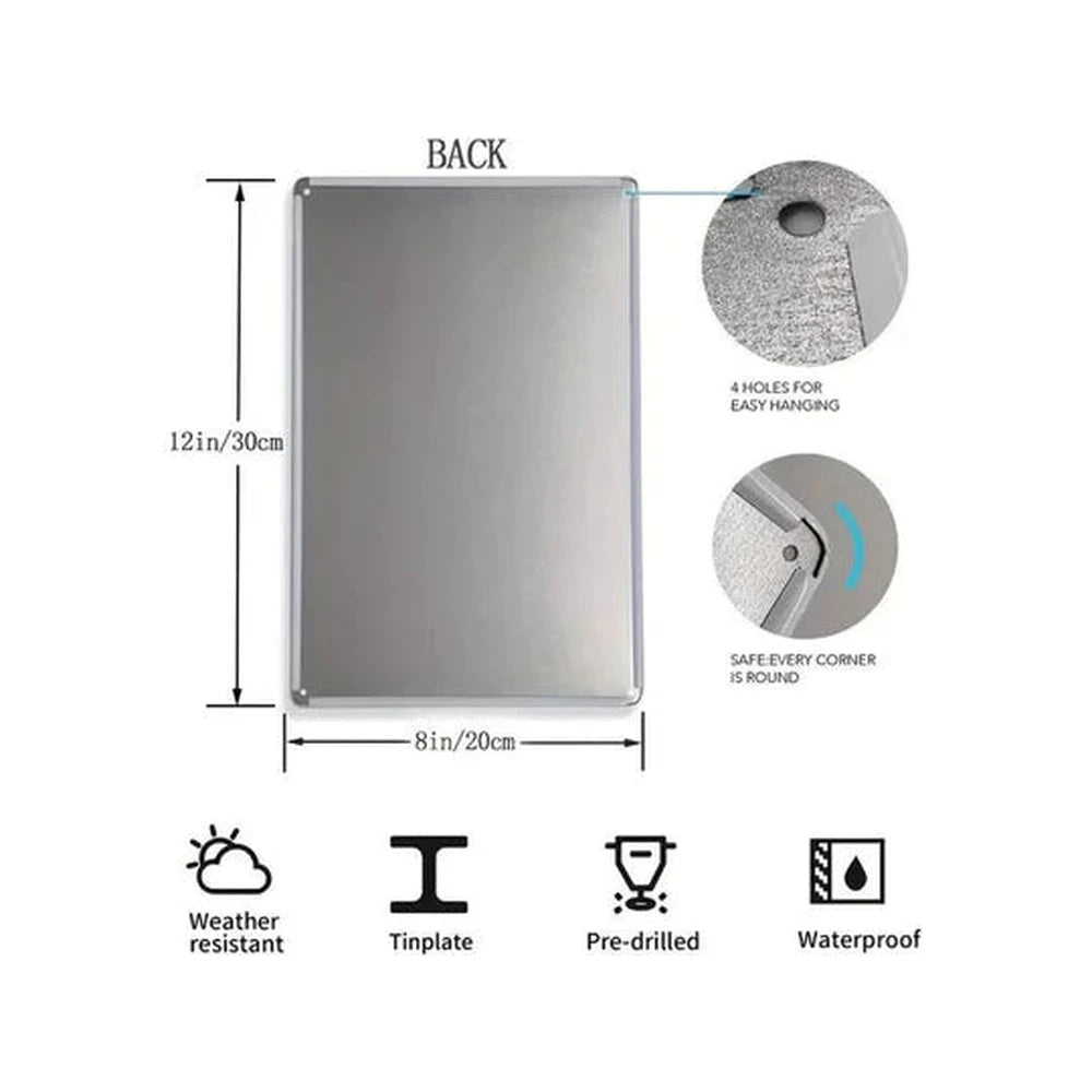 Hamm's Beer Vintage Novelty Metal Sign 12" x 8" Novelty Sign Style Your Walls